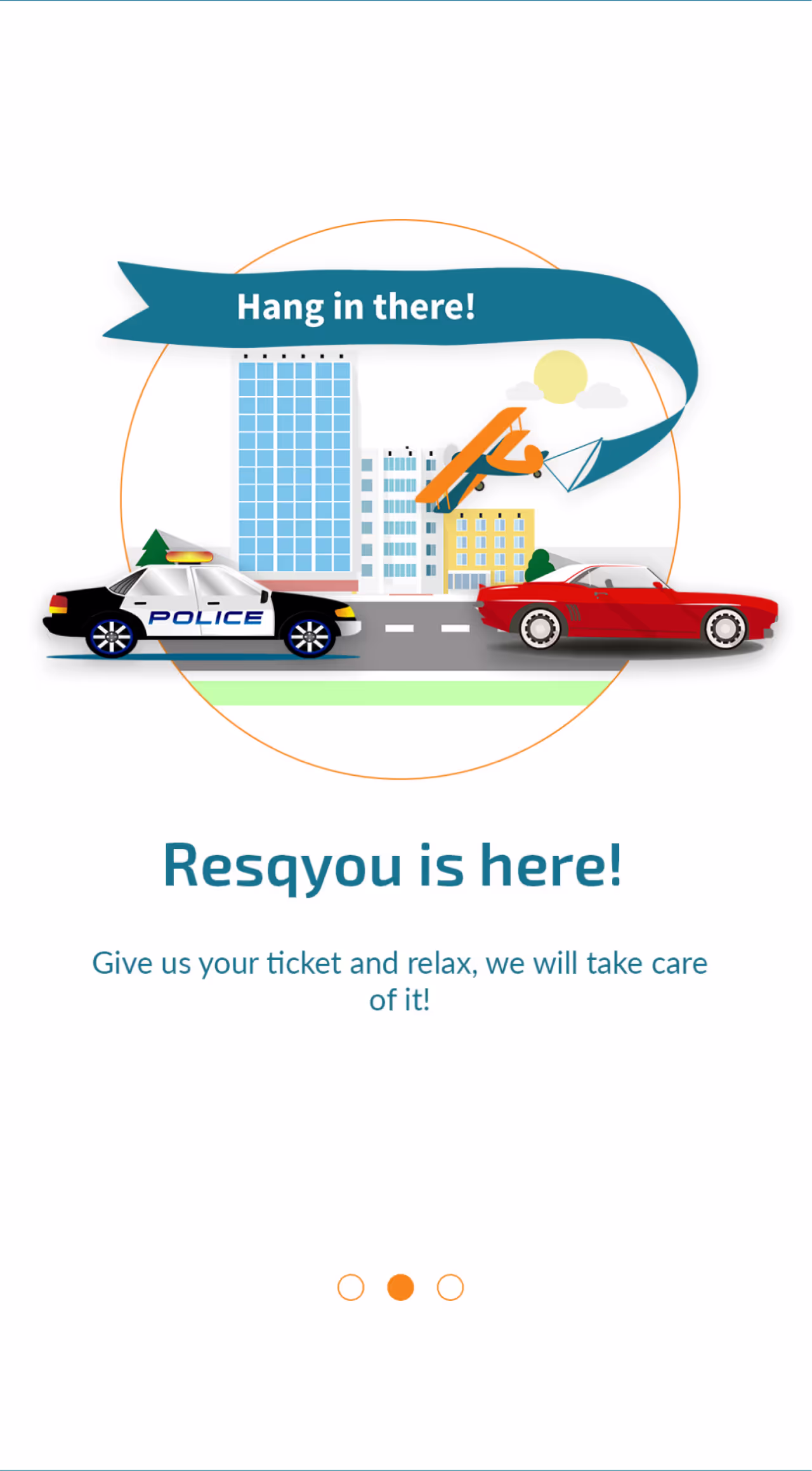 Resqyou mobile app screen 4 of 30 from the Missouri traffic-ticket amendment flow