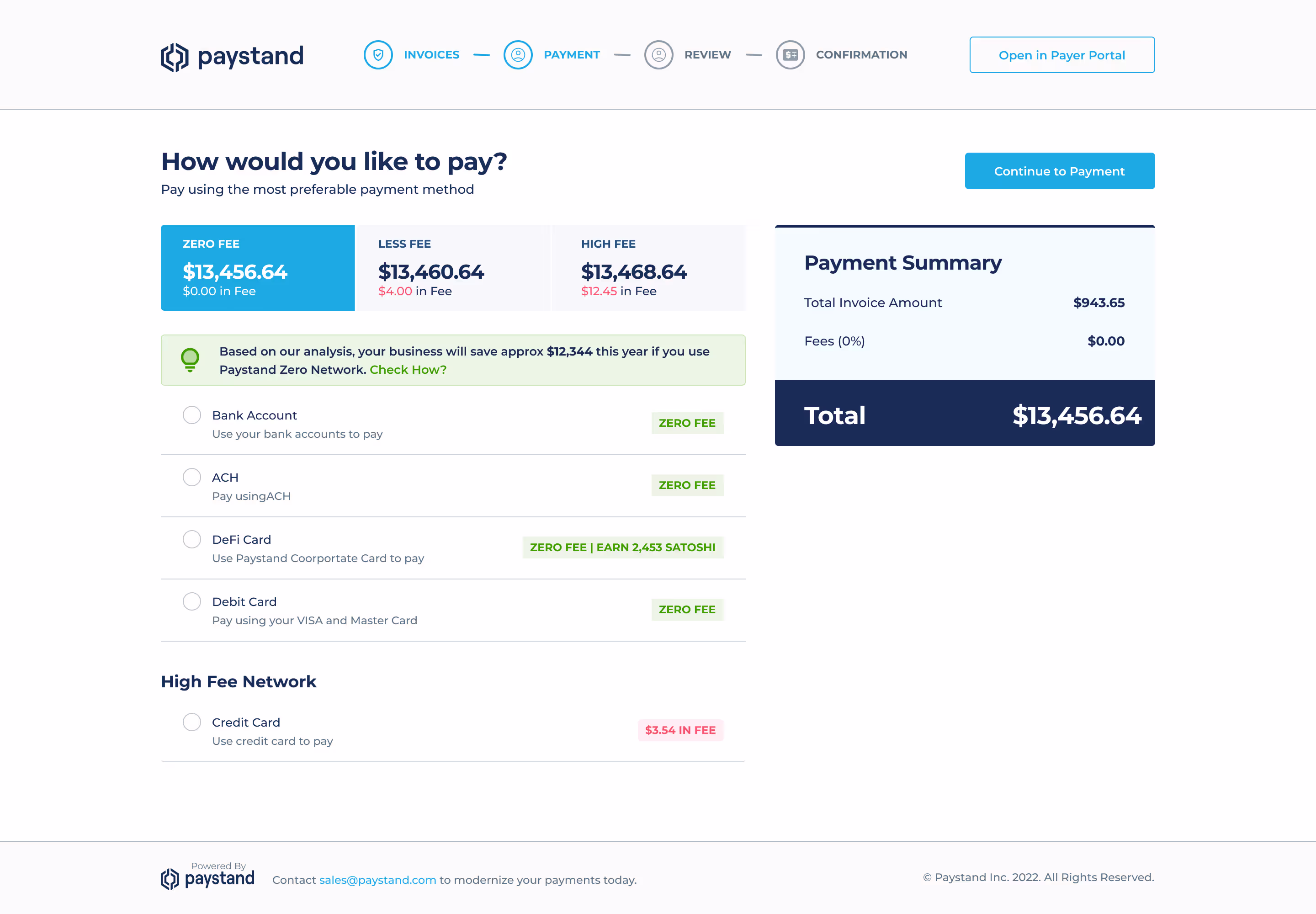 Early checkout concept exploring an alternate layout for the payment step